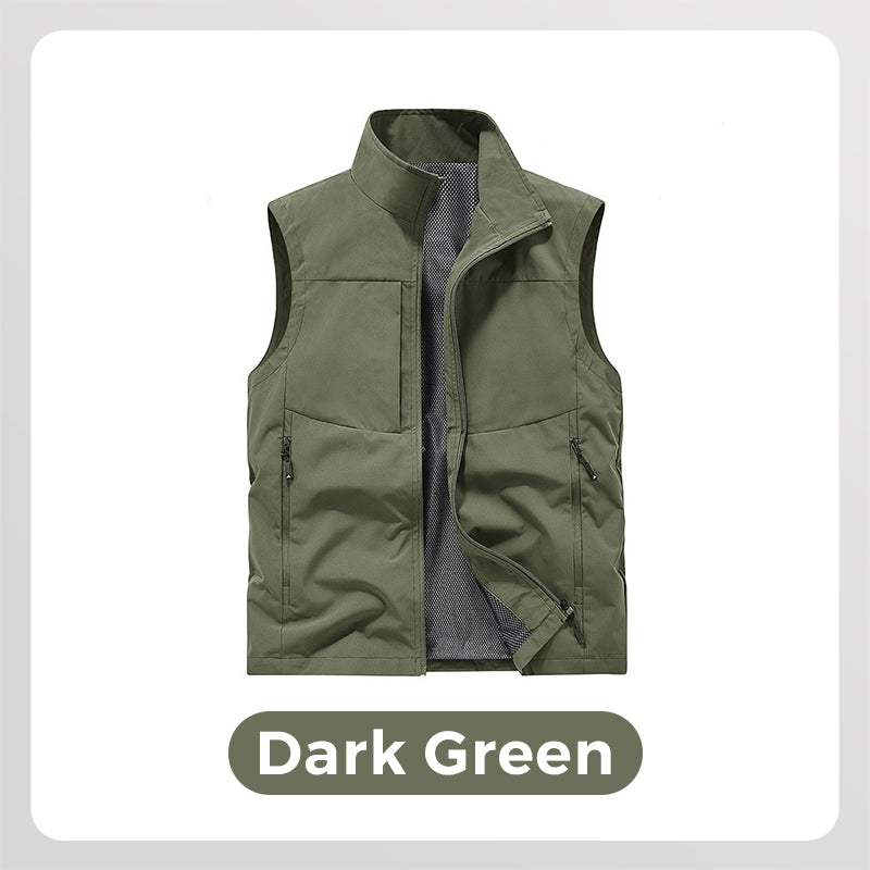 Wasserdichte Outdoor-Funktionsweste für Herren