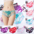 🔥7 kaufen, 7 gratis erhalten🔥Antibakterielle Baumwollslip mit Spitzenstickerei