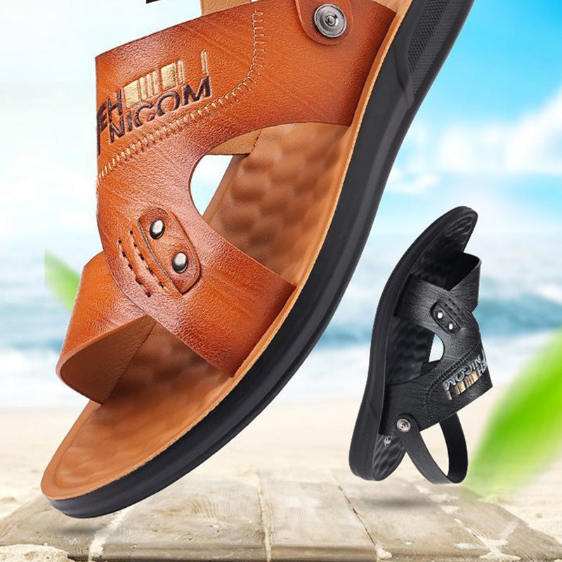🔥 Nur für kurze Zeit 🔥 50 % RABATT auf rutschfeste 2-in-1-Herrensandalen mit offener Spitze