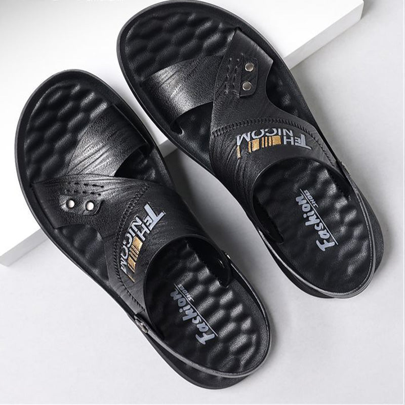 🔥 Nur für kurze Zeit 🔥 50 % RABATT auf rutschfeste 2-in-1-Herrensandalen mit offener Spitze