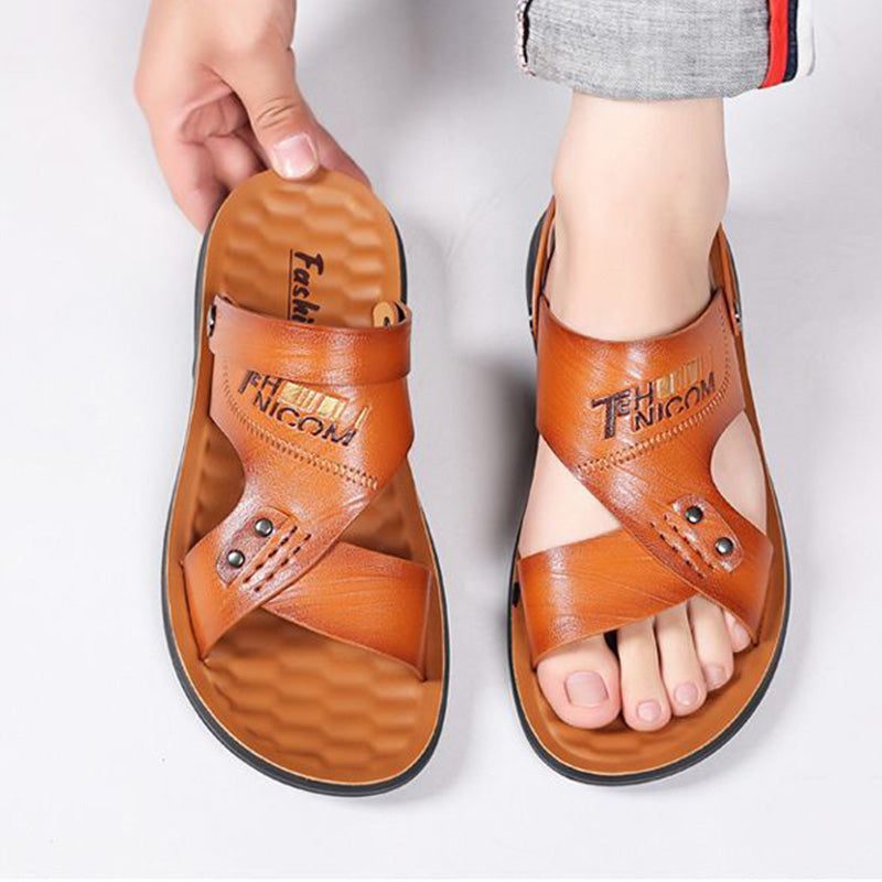 🔥 Nur für kurze Zeit 🔥 50 % RABATT auf rutschfeste 2-in-1-Herrensandalen mit offener Spitze