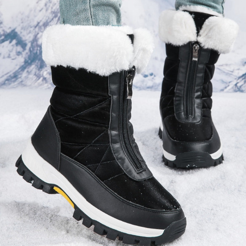 ⏳Zeitlich begrenzt 50% Rabatt⏰Rutschfeste warme Damen-Winterstiefel mit Reißverschluss👢