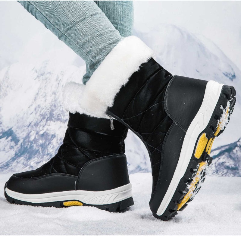 ⏳Zeitlich begrenzt 50% Rabatt⏰Rutschfeste warme Damen-Winterstiefel mit Reißverschluss👢
