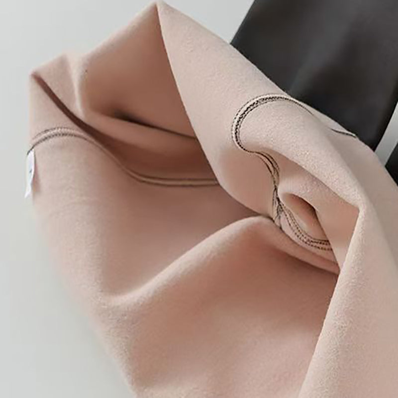 Damen-Strumpfhose mit Plüschfutter, hoher Taille, blickoptik und Bauch-weg-Effekt